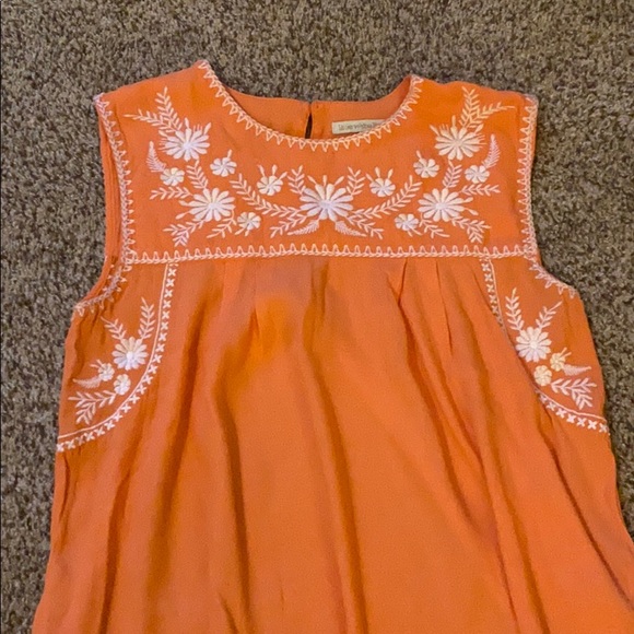Orange summery shift dress - Picture 2 of 6